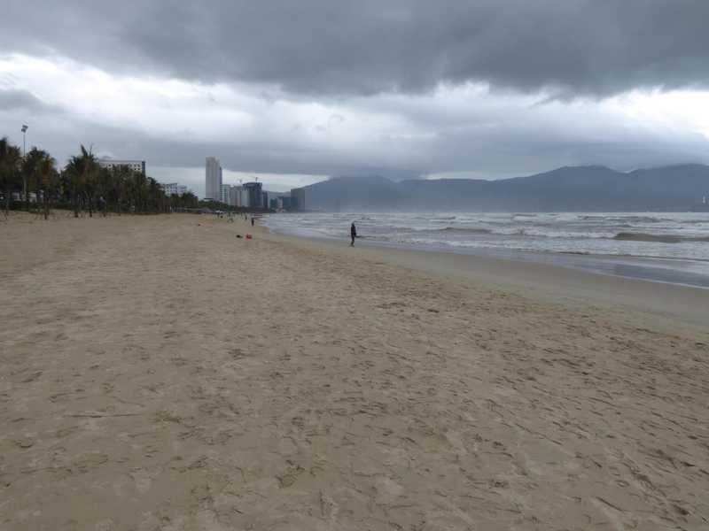 The beach in Danang is quite something, if not really our cup of tea.