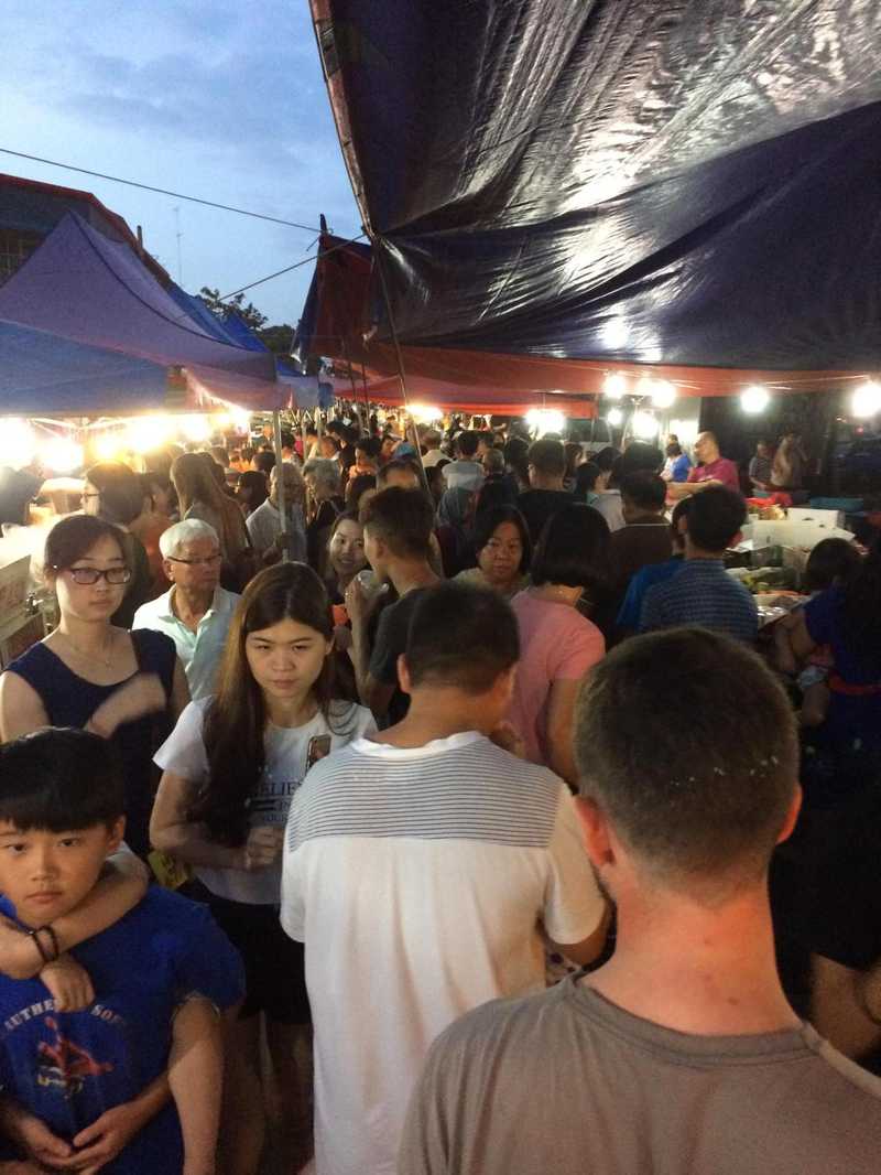 Yong Peng night market. Not sure if it's a Tuesday thing?