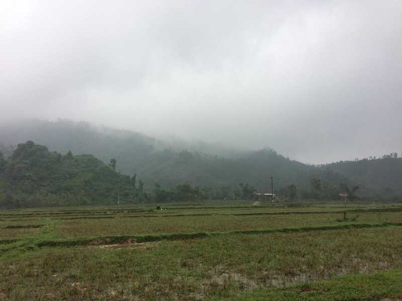 Typical scenery on route 15.