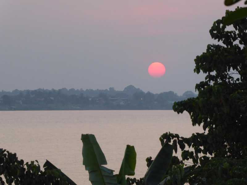 Vientiane sunset