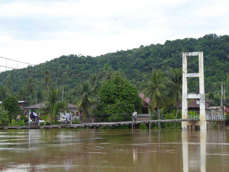 Bridge over the river Yom
